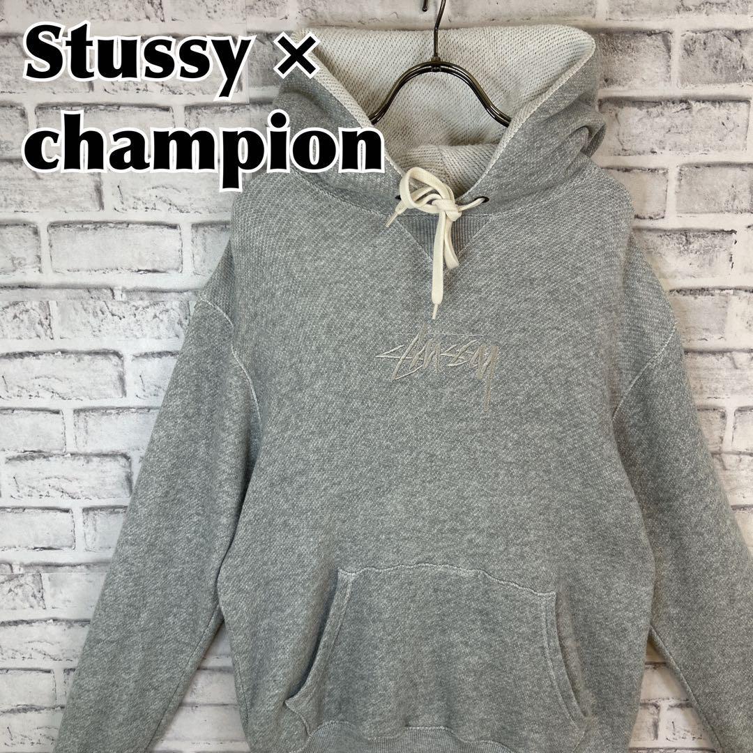 STUSSY×champion/ステューシー チャンピオン コラボ リバースウィーブ 