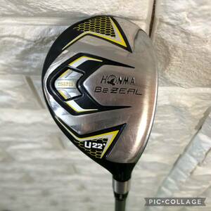 ユーティリティ☆HONMA(ホンマ)☆Be ZEAL 525(ビジール525) 22°☆純正シャフト VIZRAD(ヴィザード)for Be ZEAL 48☆フレックスR