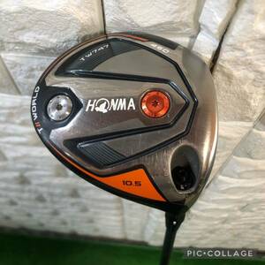 ドライバー☆HONMA☆TOUR WORLD(ツアーワールド) TW747 460 10.5°☆PROJECT X LZ SANDIEGO(プロジェクトX LZサンディエゴ)☆フレックス6.5