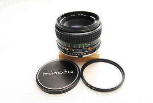 MINOLTA MC ROKKOR-PF 50mm 1:1.7 美品 1018-256-7