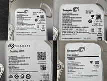 3.5インチ ハードディスク 【中古】動作保証 Seagate BarraCuda 2TB 1TB 500GB SATA HDD 内蔵 7台まとめて PCパーツ ST2000DM001等/7792_画像10