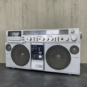 ステレオ ラジカセ AIWA CS-J77 FM/AM カセットレコーダー アイワ 大型ラジカセ 音響機器/7800