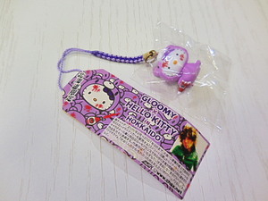 2009 year Hello Kitty glue mi-. present ground Kitty Hokkaido limitation lavender Sanrio strap mascot netsuke Kitty . present ground .. Panda 