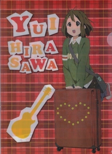 【2023.10】　けいおん　平沢唯　クリアファイル　★ K-ON　【条件付き送料無料】