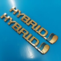 TOYOTA CHR HYBRID GOLD EMBLEM トヨタ CH-R ハイブリッド ゴールドエンブレム VIP ビップLUGUXUY ラグジュアリー CUSTOM カスタム_画像3