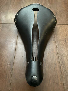 美品 セラアナトミカ Selle Anatomica T Series Watershed Saddle - Graphite/Gunmetal Rivets