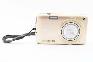 ADS2488★ 美品 ★ ニコン NIKON COOLPIX S3300 コンパクトデジタルカメラ