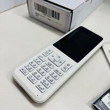 美品 SIMロック解除品 Simply 603SI ストレート携帯 ホワイト Y!MOBILE ワイモバイル 本体_画像2