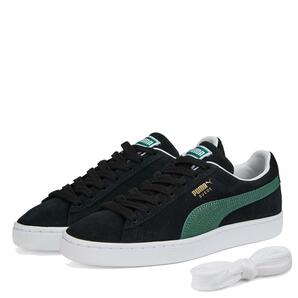 新品 PUMA SUEDE CLASSIC XXI 黒緑 28cm US10 完売サイズ プーマ スエード クラッシック XXI #374915-60 クライド CLYDEの画像10