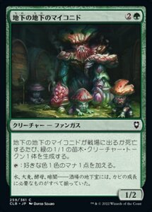 MTG ■緑/日本語版■ 《地下の地下のマイコニド/Undercellar Myconid》統率者レジェンズ：バルダーズゲートの戦い CLB