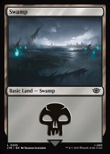 MTG ■土地/英語版■ 《沼/Swamp》★FOIL★ 指輪物語:中つ国の伝承 LTR