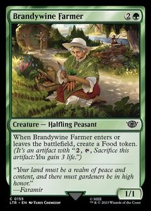 MTG ■緑/英語版■ 《ブランディワインの農民/Brandywine Farmer》★FOIL★ 指輪物語:中つ国の伝承 LTR