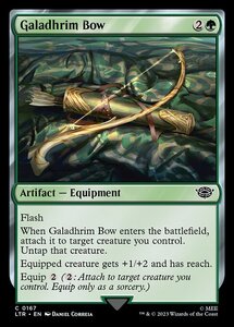 MTG ■緑/英語版■ 《ガラズリムの弓/Galadhrim Bow》★FOIL★ 指輪物語:中つ国の伝承 LTR