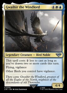 MTG ■金/英語版■ 《風早彦グワイヒア/Gwaihir the Windlord》★FOIL★ 指輪物語:中つ国の伝承 LTR