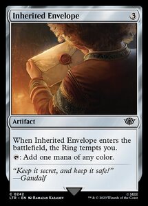 MTG ■無/英語版■ 《受け継いだ封筒/Inherited Envelope》★FOIL★ 指輪物語:中つ国の伝承 LTR