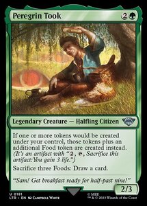 MTG ■緑/英語版■ 《ペレグリン・トゥック/Peregrin Took》★FOIL★ 指輪物語:中つ国の伝承 LTR