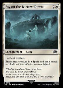 MTG ■白/英語版■ 《塚山丘陵の霧/Fog on the Barrow-Downs》★FOIL★ 指輪物語:中つ国の伝承 LTR