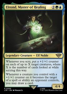 MTG ■金/英語版■ 《医術の大家、エルロンド/Elrond, Master of Healing》指輪物語:中つ国の伝承 LTR