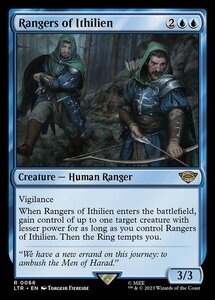 MTG ■青/英語版■ 《イシリアンのレンジャー/Rangers of Ithilien》指輪物語:中つ国の伝承 LTR