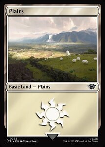 MTG ■土地/英語版■ 《平地/Plains》指輪物語:中つ国の伝承 LTR