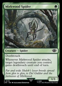 MTG ■緑/英語版■ 《闇の森の蜘蛛/Mirkwood Spider》指輪物語:中つ国の伝承 LTR