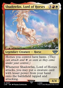 MTG ■金/英語版■ 《馬の王者、飛蔭/Shadowfax, Lord of Horses》指輪物語:中つ国の伝承 LTR