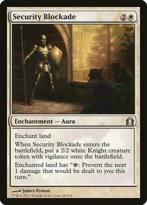 MTG ■白/英語版■ 《封鎖作戦/Security Blockade》ラヴニカへの回帰 RTR