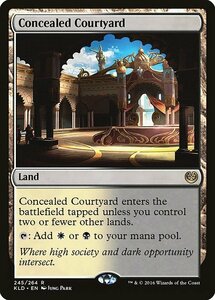 MTG ■土地/英語版■ 《秘密の中庭/Concealed Courtyard》★FOIL★ カラデシュ KLD