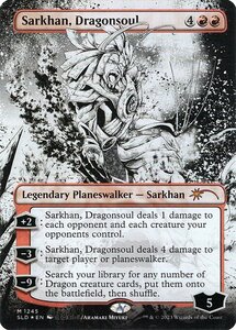 MTG ■赤/英語版■ 《龍魂、サルカン/Sarkhan, Dragonsoul》 ★FOIL★ Secret Lair SLD