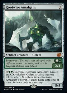 MTG ■無/英語版■ 《根導線の融合体/Rootwire Amalgam》兄弟戦争 BRO