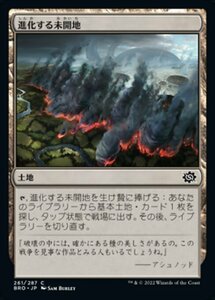 MTG ■土地/日本語版■ 《進化する未開地/Evolving Wilds》兄弟戦争 BRO