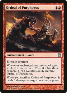 MTG ■赤/英語版■《パーフォロスの試練/Ordeal of Purphoros》テーロス THS