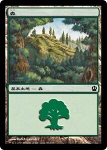 MTG ■土地/日本語版■《森/Forest》テーロス THS