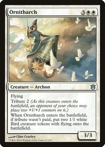 MTG ■白/英語版■《羽撃王/Ornitharch》★FOIL★ 神々の軍勢 BNG