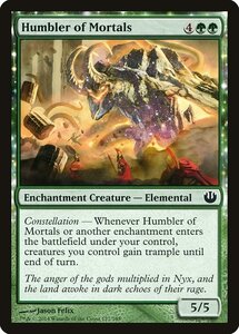 MTG ■緑/英語版■《定命の者の大敵/Humbler of Mortals》 ニクスへの旅 JOU