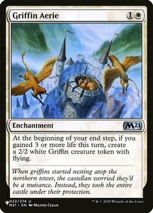 MTG ■白/英語版■ 《グリフィンの高楼/Griffin Aerie》Secret Lair:Angels PAGL