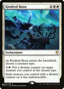 MTG ■白/英語版■ 《同族の加護/Kindred Boon》Secret Lair:Angels PAGL