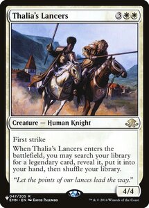 MTG ■白/英語版■ 《サリアの槍騎兵/Thalia's Lancers》Secret Lair:Angels PAGL