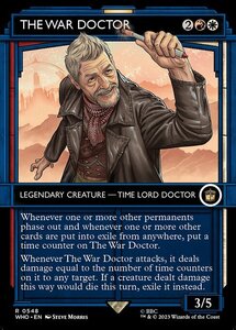 MTG ■金/英語版■ 《ウォードクター/The War Doctor》▲ショーケース▲ ドクター・フー WHO