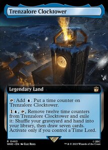 MTG ■土地/英語版■ 《トレンザロアの時計塔/Trenzalore Clocktower》▲拡張アート▲ ドクター・フー WHO