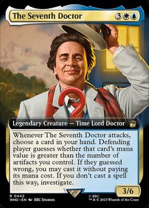 MTG ■金/英語版■ 《７代目ドクター/The Seventh Doctor》▲拡張アート▲ ドクター・フー WHO