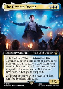 MTG ■金/英語版■ 《11代目ドクター/The Eleventh Doctor》▲拡張アート▲ ドクター・フー WHO