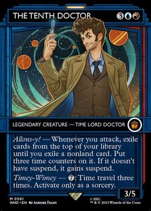 MTG ■金/英語版■ 《10代目ドクター/The Tenth Doctor》★ショーケースFOIL★ ドクター・フー WHO