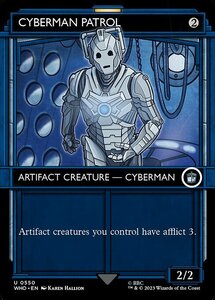 MTG ■無/英語版■ 《サイバーマンの巡回兵/Cyberman Patrol》★ショーケースFOIL★ ドクター・フー WHO