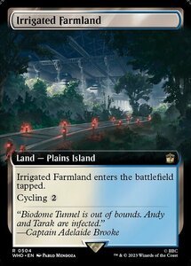 MTG ■土地/英語版■ 《灌漑農地/Irrigated Farmland》★拡張FOIL★ ドクター・フー WHO