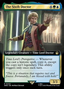 MTG ■金/英語版■ 《６代目ドクター/The Sixth Doctor》★拡張FOIL★ ドクター・フー WHO