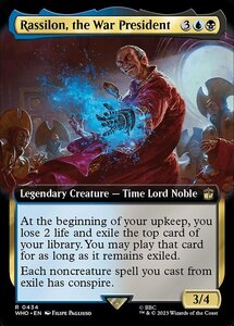 MTG ■金/英語版■ 《戦時大統領、ラシロン/Rassilon, the War President》★拡張FOIL★ ドクター・フー WHO