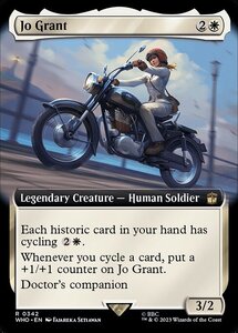 MTG ■白/英語版■ 《ジョー・グラント/Jo Grant》★拡張FOIL★ ドクター・フー WHO