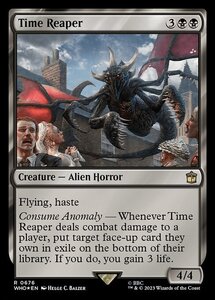 MTG ■黒/英語版■ 《タイムリーパー/Time Reaper》★サージFOIL★ ドクター・フー WHO