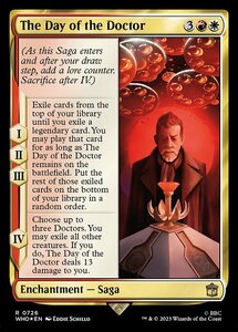 MTG ■金/英語版■ 《ドクターの日/The Day of the Doctor》★サージFOIL★ ドクター・フー WHO